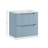 Set mobilier de baie Nova Denim, MDF, PAL melaminat, denim, lavoar Sky, L.60 cm, SET-NOD 60CM S SKY 3