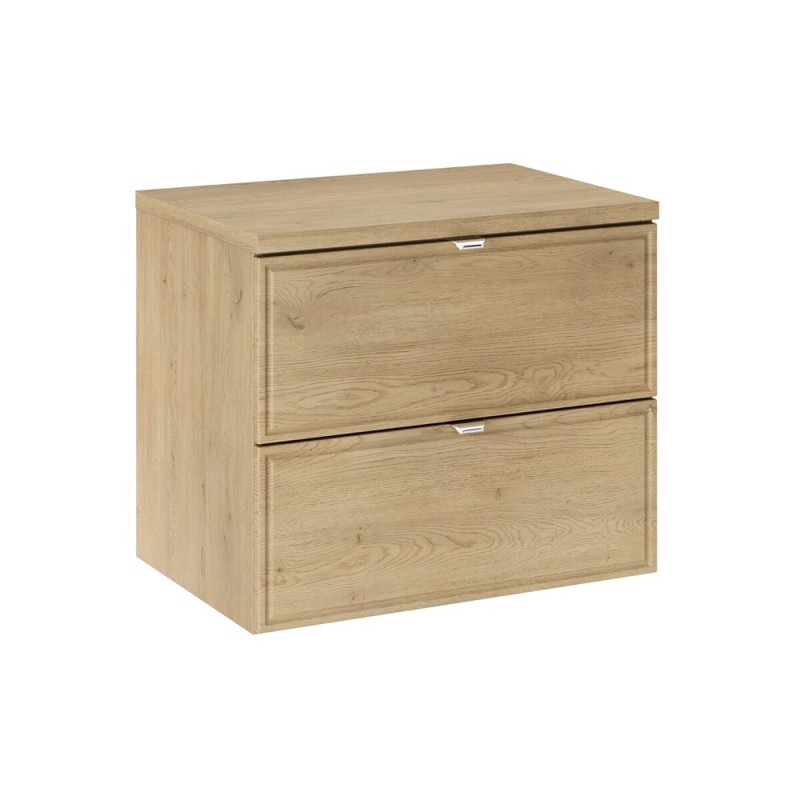 Set mobilier de baie Terra Cremona, MDF, PAL melaminat, stejar cremona, blat stejar cremona, L.60 cm, SET-TEC B CREMONA 60CM