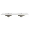 Lavoar cu 2 cuve Sky, ceramica, alb lucios, L.120 cm, SKY 1 120D DP MATT WHITE ( E-8099-120D )