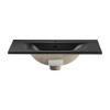 Lavoar cu o cuva Sky, ceramica, negru mat, L.61 cm, SKY 1 BLACK MATT 60 DP ( E-8099-60 )
