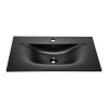 Lavoar cu o singura cuva Sky, ceramica, negru mat, L.81 cm, SKY 1 BLACK MATT 80 DP ( E-8099-80 )
