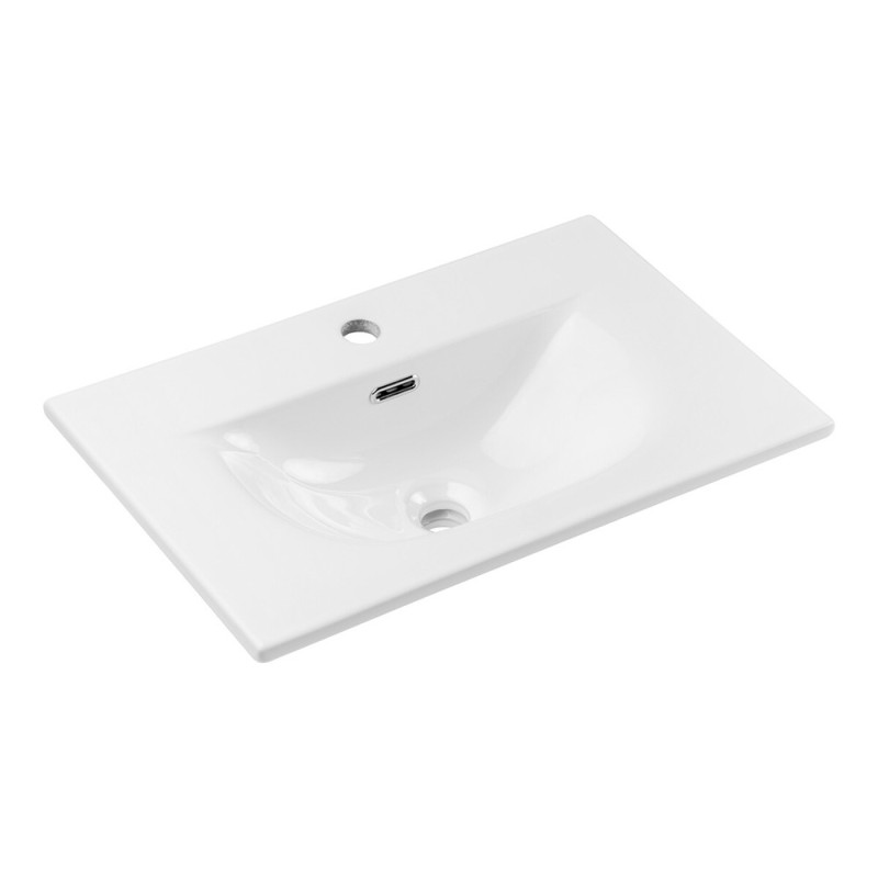 Lavoar Sky, ceramica, alb lucios, L.60 cm, SKY 3 60CM DP ( E-8099-3-60 )