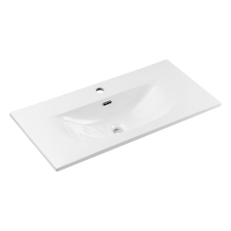 Lavoar Sky, ceramica, alb lucios, L.80 cm, SKY 3 80CM DP ( E-8099-3-80 )