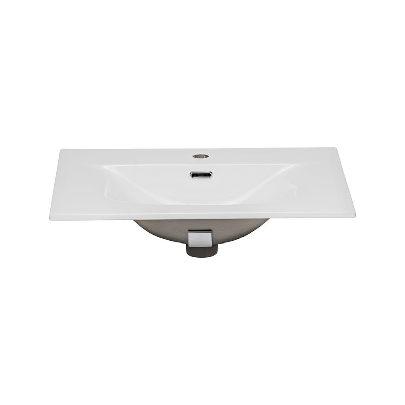 Lavoar cu o cuva Sky, ceramica, alb lucios, L.60 cm, SKY 60/DP-8099