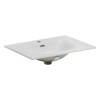 Lavoar cu o singura cuva Sky, ceramica, alb lucios, L.71 cm, SKY 70/DP- 8099
