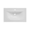 Lavoar cu o singura cuva Sky, ceramica, alb lucios, L.71 cm, SKY 70/DP- 8099