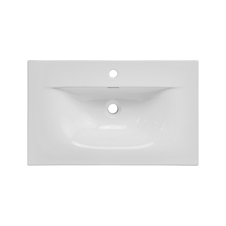 Lavoar cu o singura cuva Sky, ceramica, alb lucios, L.71 cm, SKY 70/DP- 8099