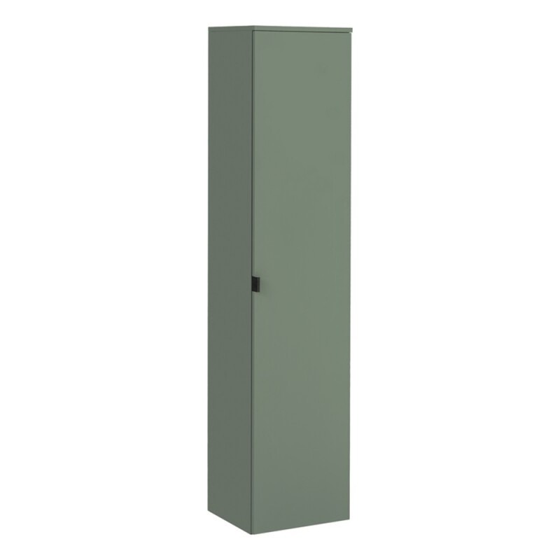 Dulap inalt cu iluminare LED Sombra Green, PAL melaminat, verde olive, 1 usa, H.172 cm, SOMBRA GREEN 80-40-1D