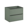 Dulap lavoar Sombra Green, PAL melaminat, verde olive, 2 sertare, L.70 cm, SOMBRA GREEN 82-70-46-2S