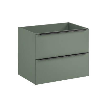 Dulap lavoar Sombra Green, PAL melaminat, verde olive, 2 sertare, L.70 cm, SOMBRA GREEN 82-70-46-2S
