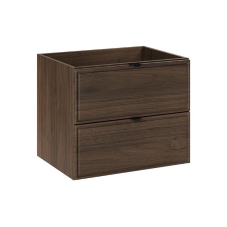 Dulap lavoar Terra Villa, MDF, PAL melaminat, maro nuc, 2 sertare, L.60 cm, TERRA VILLA 82-60-46-2S