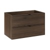Dulap lavoar Terra Villa, MDF, PAL melaminat, maro nuc, 2 sertare, L.80 cm, TERRA VILLA 82-80-46-2S