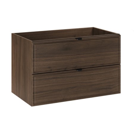 Dulap lavoar Terra Villa, MDF, PAL melaminat, maro nuc, 2 sertare, L.80 cm, TERRA VILLA 82-80-46-2S