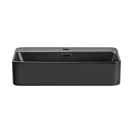 Lavoar de blat Trust, ceramica, negru mat, L.55 cm, TRUST 2 BLACK ( E-6282 )
