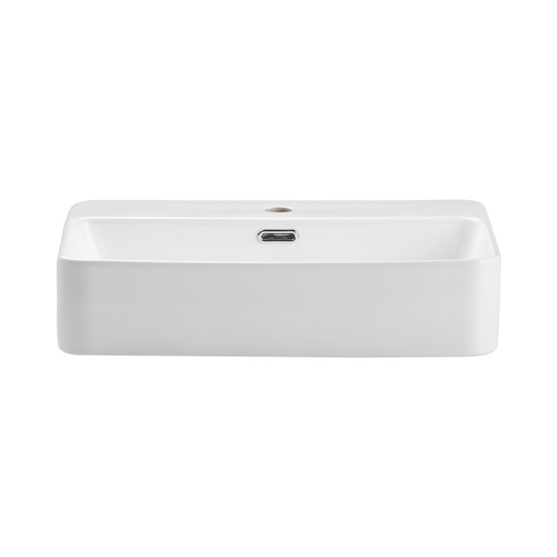 Lavoar Comad Trust, ceramica, alb lucios, L.55 cm, TRUST 2 WHITE ( E-6282 )