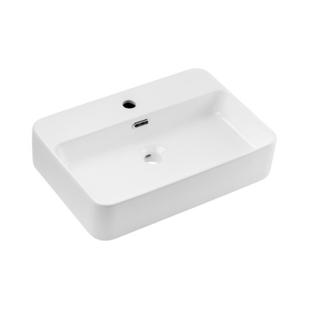 Lavoar Comad Trust, ceramica, alb lucios, L.55 cm, TRUST 2 WHITE ( E-6282 )