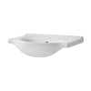 Lavoar Retro, ceramica, alb lucios, L.65 cm, UM- CFP 65 DP(YS27201-65)