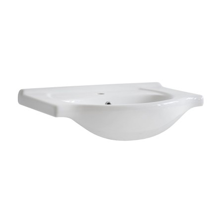 Lavoar Retro, ceramica, alb lucios, L.65 cm, UM- CFP 65 DP(YS27201-65)