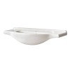 Lavoar Retro, ceramica, alb lucios, L.85 cm, UM- CFP 85 DP(YS27201-85)