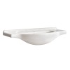 Lavoar Retro, ceramica, alb lucios, L.85 cm, UM- CFP 85 DP(YS27201-85)