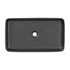 Lavoar de blat Slim, ceramica, negru mat, L.61 cm, UM-6275 SLIM 60 BLACK DP