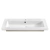 Lavoar baie Comad Spirit 100, ceramica, alb lucios, L.100 cm, UM-8070 SPIRIT 100 DP