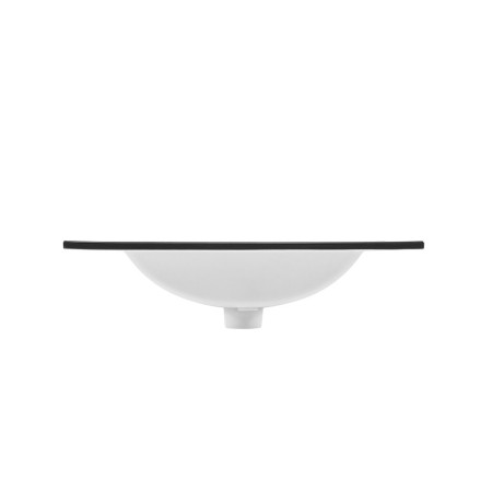 Lavoar cu o singura cuva Lava, ceramica, negru mat, L.60 cm, UM-LAVA BLACK 60 DP