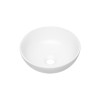 Lavoar pe blat Domi, ceramica, alb lucios, D.32 cm, UN-DOMI-MW 78249MW