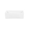 Lavoar de blat Gaja, ceramica, alb lucios, L.35 cm, UN-GAJA35-SW 78570A(35)