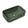 Lavoar Kama, ceramica, verde mat, L.61 cm, UN-KAMA-MFG-60