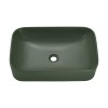 Lavoar Kama, ceramica, verde mat, L.61 cm, UN-KAMA-MFG-60