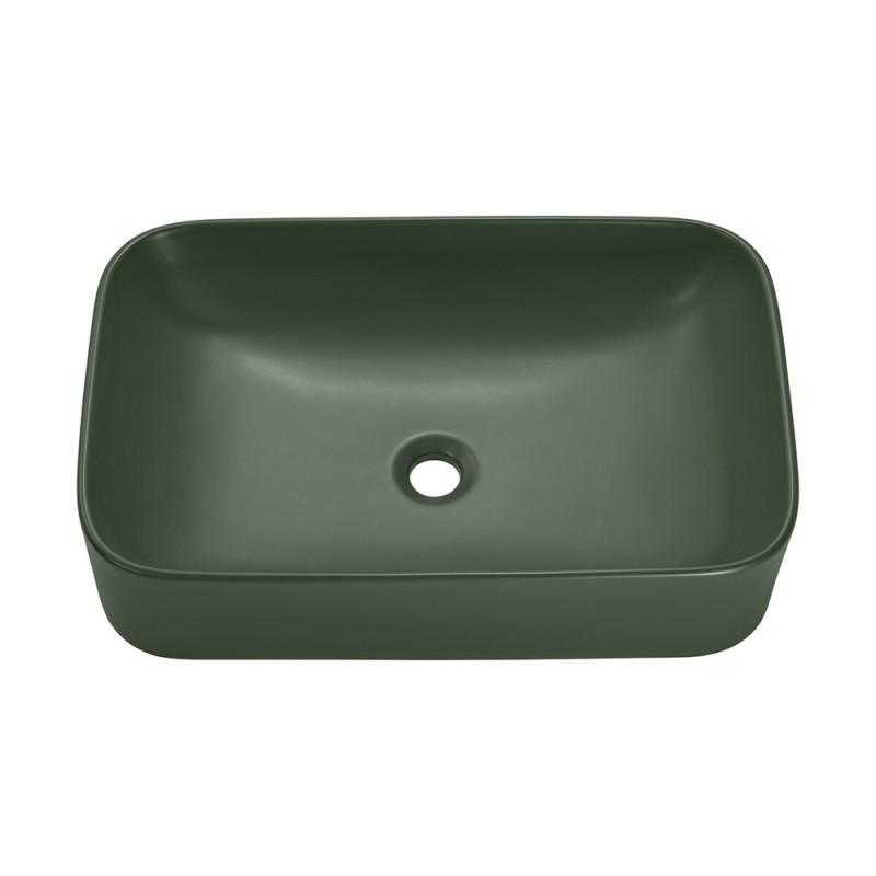 Lavoar Kama, ceramica, verde mat, L.61 cm, UN-KAMA-MFG-60