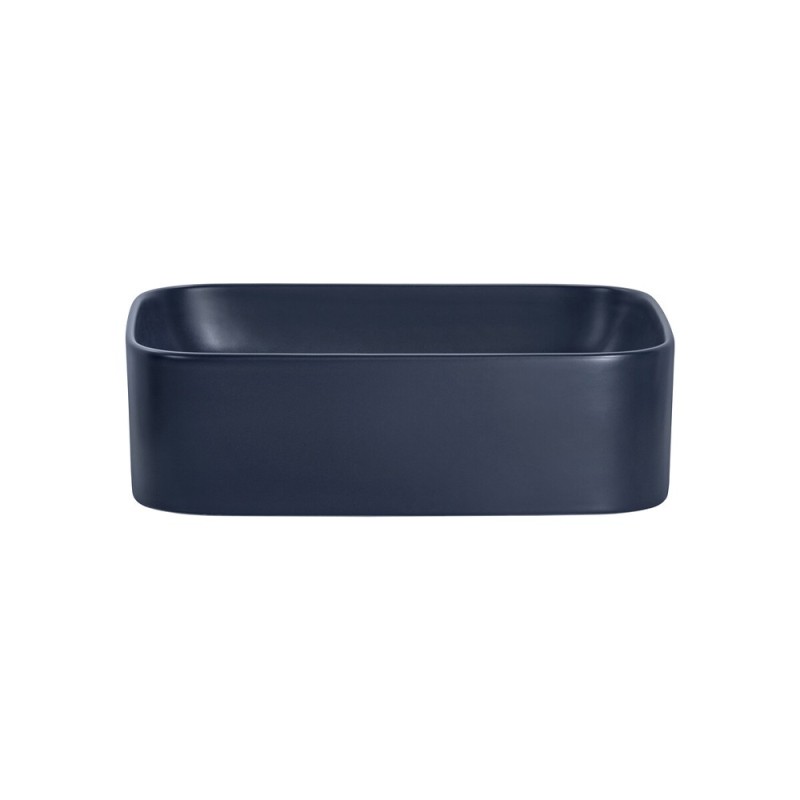 Lavoar Kama, ceramica, albastru marin, L.50 cm, UN-KAMA-MNB-50