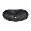 Lavoar baie Comad Lena, ceramica, negru mat, L.61 cm, UN-LENA-MB2