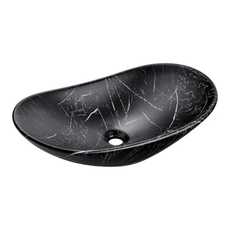 Lavoar baie Comad Lena, ceramica, negru mat, L.61 cm, UN-LENA-MB2