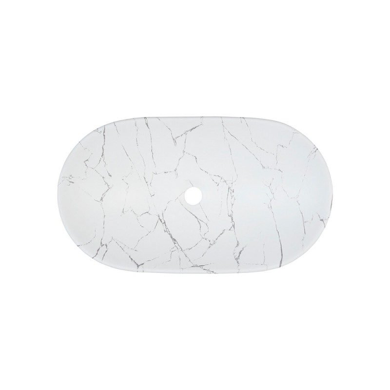 Lavoar Comad Lena, ceramica, alb mat, L.61 cm, UN-LENA-MW17