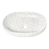 Lavoar Lili, ceramica, terrazzo mat, L.60 cm, UN-LILI-MW21