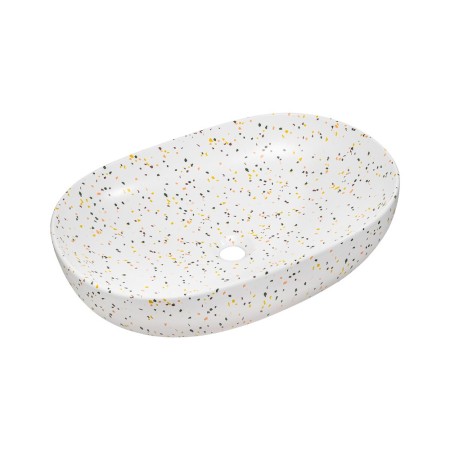 Lavoar Lili, ceramica, terrazzo mat, L.60 cm, UN-LILI-MW21