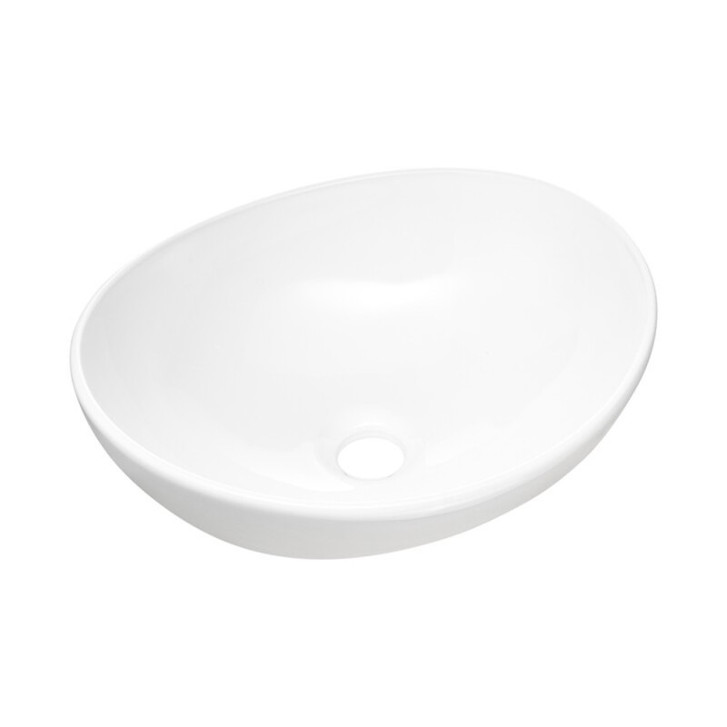 Lavoar Comad Lola, ceramica, alb lucios, L.40 cm, UN-LOLA-GW