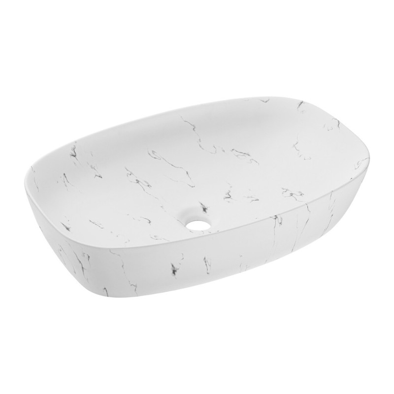 Lavoar baie Comad Megi, ceramica, alb mat, L.60 cm, UN-MEGI-MW13