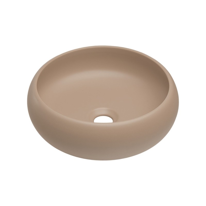 Lavoar Comad Wiki, ceramica, cappuccino mat, D.36 cm, UN-WIKI-MC