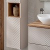 Dulap inalt Viva Cashmere, MDF, PAL melaminat, cashmir mat, 2 usi, H.140 cm, VIVA CASHMERE 80-03-2D