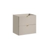 Dulap lavoar Viva Cashmere, MDF, PAL melaminat, cashmir mat, 2 sertare, L.60 cm, VIVA CASHMERE 82-60-2S