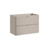Dulap lavoar Viva Cashmere, MDF, PAL melaminat, cashmir mat, 2 sertare, L.80 cm, VIVA CASHMERE 82-80-2S