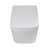 Vas de toaleta Wall Hung, ceramica, alb lucios, H.36 cm, WALL HUNG TOILET WHITE ( E-1060A )
