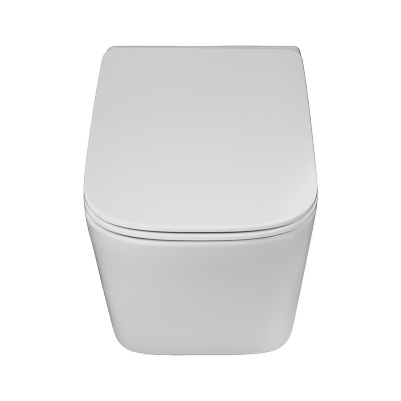 Vas de toaleta Wall Hung, ceramica, alb lucios, H.36 cm, WALL HUNG TOILET WHITE ( E-1060A )