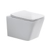 Vas de toaleta Wall Hung, ceramica, alb lucios, H.36 cm, WALL HUNG TOILET WHITE ( E-1060A )