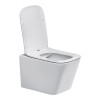 Vas de toaleta Wall Hung, ceramica, alb lucios, H.36 cm, WALL HUNG TOILET WHITE ( E-1060A )