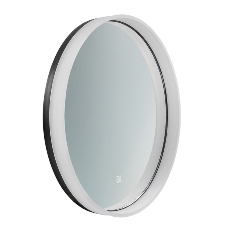 Oglinda Orion, metal, sticla, LED, 24W, alb neutru 4000K, IP44, D.80 cm, ORION LU LED 80