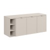 Set mobilier baie Bella Cashmere, MDF, PAL melaminat, cashmir mat, blat cashmir mat, L.140 cm, SET-BC B CASHMERE 140CM R